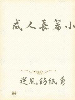 成人长篇小说封面