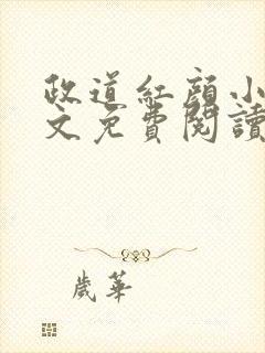 政道红颜小说全文免费阅读无弹窗封面