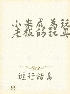 小米成为玩具店老板的玩具