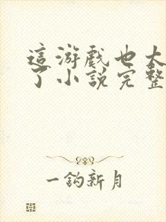 这游戏也太真实了小说完整下载