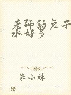 老师的兔子好软水好多封面