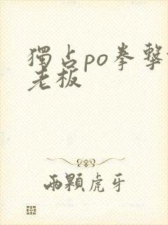 独占po拳击馆老板