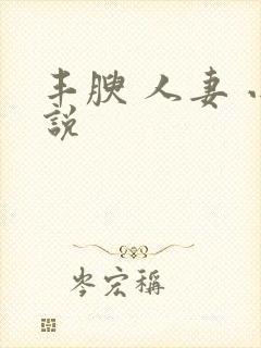 丰腴 人妻 小说