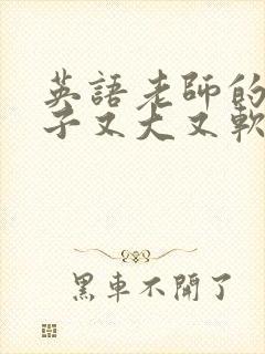 英语老师的小兔子又大又软