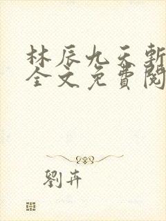 林辰九天斩神诀全文免费阅读笔趣阁封面