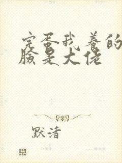 完蛋我养的小白脸是大佬