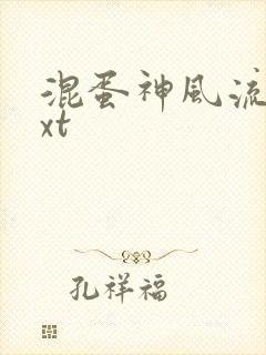 混蛋神风流史txt