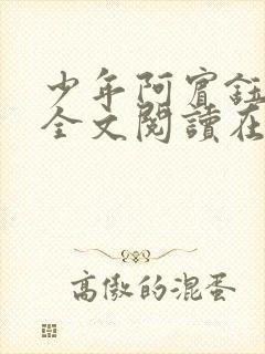 少年阿宾钰慧篇全文阅读在线