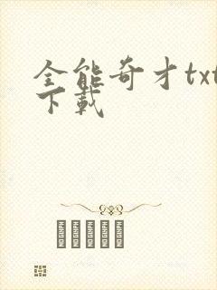 全能奇才txt下载
