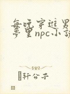 每晚穿进男神的梦里npc小说封面