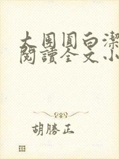 大团圆白洁免费阅读全文小说