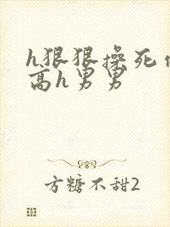 h狠狠操死你h高h男男封面