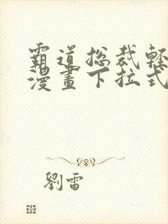 霸道总裁轻点爱漫画下拉式免费看