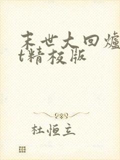 末世大回炉txt精校版