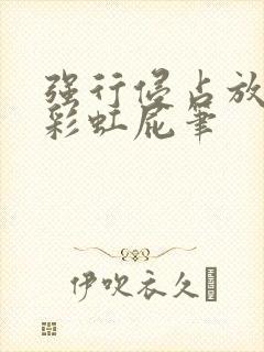 强行侵占放了个彩虹屁笔封面