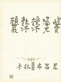 顾教授您醒了吗严沐沐免费阅读全文小说