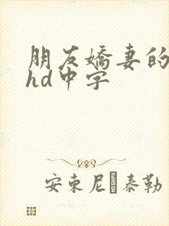 朋友娇妻的滋味hd中字封面