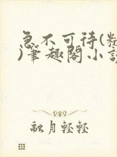 急不可待(糙汉)笔趣阁小说内容