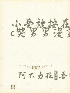 小受被按在墙上c哭男男漫画