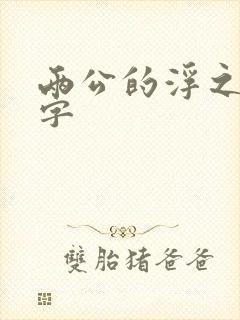 两公的浮之手中字