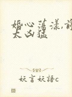 婚心荡漾,前夫太凶猛