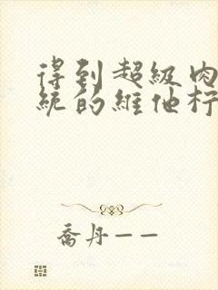 得到超级肉禽系统的维他柠檬茶