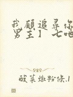 我愿追寻你【双男主】 七吔