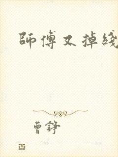 师傅又掉线了封面