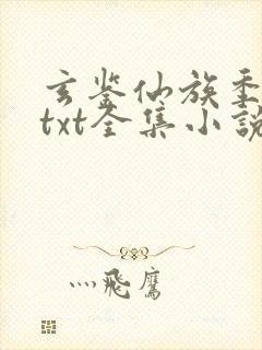 玄鉴仙族季越人txt全集小说封面