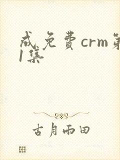 成免费crm第1集