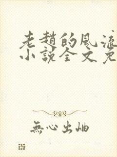 老赵的风流人生小说全文免费阅读