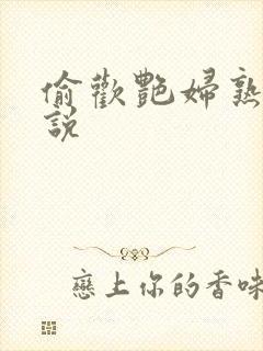 偷欢艳妇熟女小说