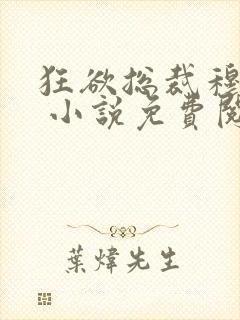 狂欲总裁穆非雪 小说免费阅读封面