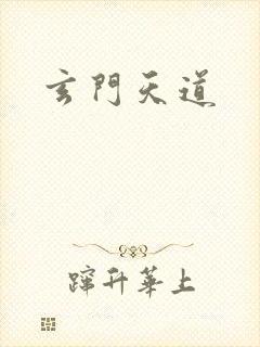 玄门天道封面