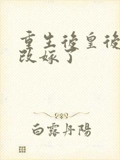 重生后皇后娘娘改嫁了