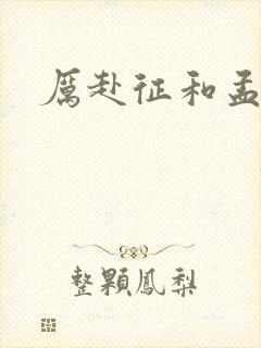 厉赴征和孟黎月封面