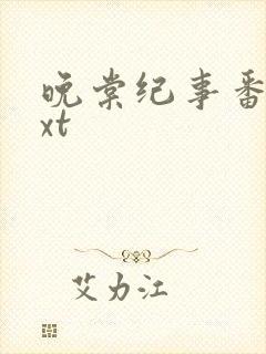 晚棠纪事番外txt封面