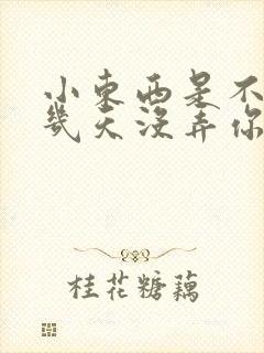 小东西是不是好几天没弄你了封面