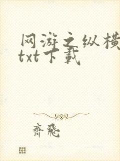 网游之纵横天下txt下载