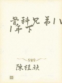 骨科兄弟1 V1年下封面