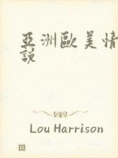 亚洲欧美情色小说