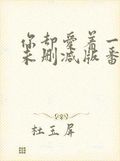 你却爱着一个他未删减版番外封面