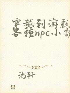 穿越到游戏里和各种npc小说