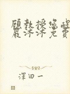 顾教授您醒了吗严沐沐免费阅读封面