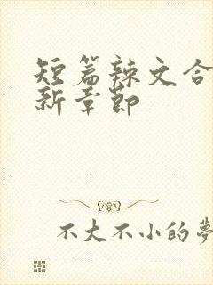 短篇辣文合集最新章节