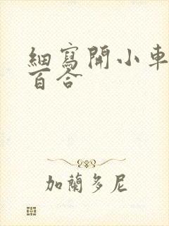 细写开小车车的百合