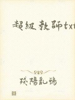 超级教师txt
