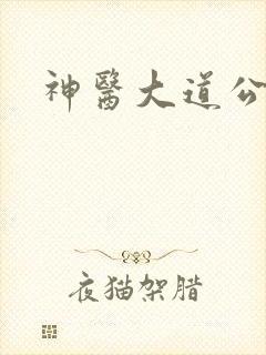 神医大道公2封面