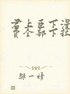 君上臣下漫画免费全部下拉式