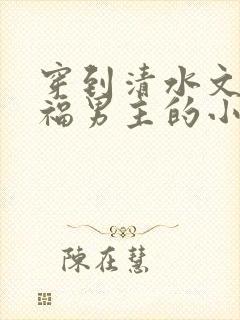 穿到清水文里造福男主的小说